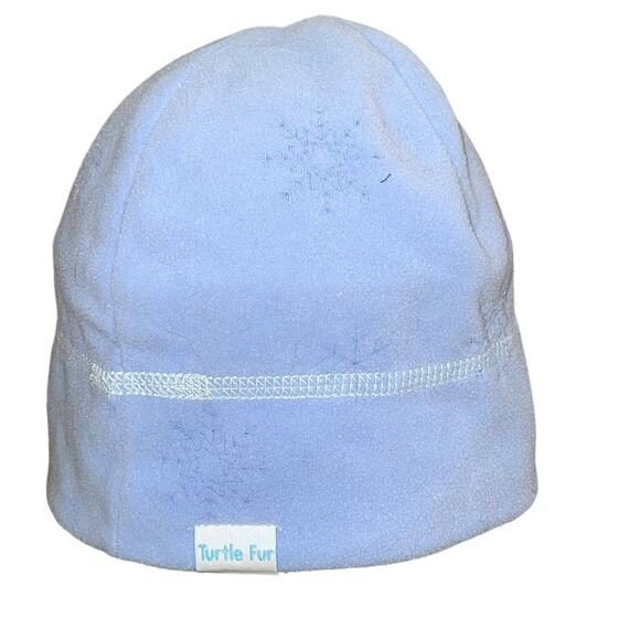 Turtle Fur Beanie Hat Skull Cap Ski Snowflake Unisex Snow Cozy OS Baby Blue - Picture 2 of 14